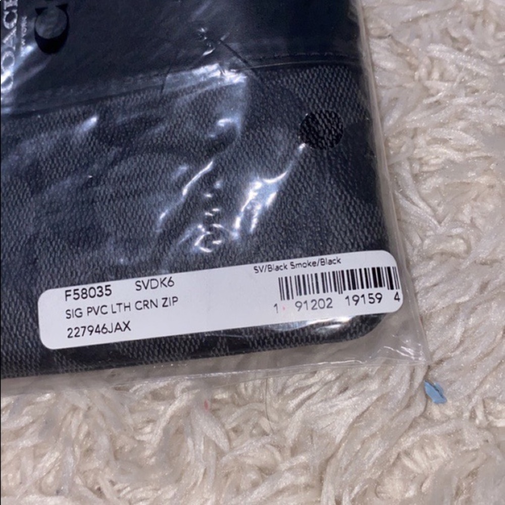 Black Coach Wristlet